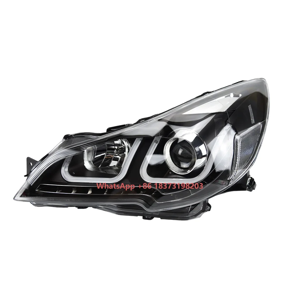 Car Styling Head Lamp for Subaru Legacy Headlights 2010-2016 Outback LED Headlight Angel Eye DRL Hid Bi Xenon Auto Accessories