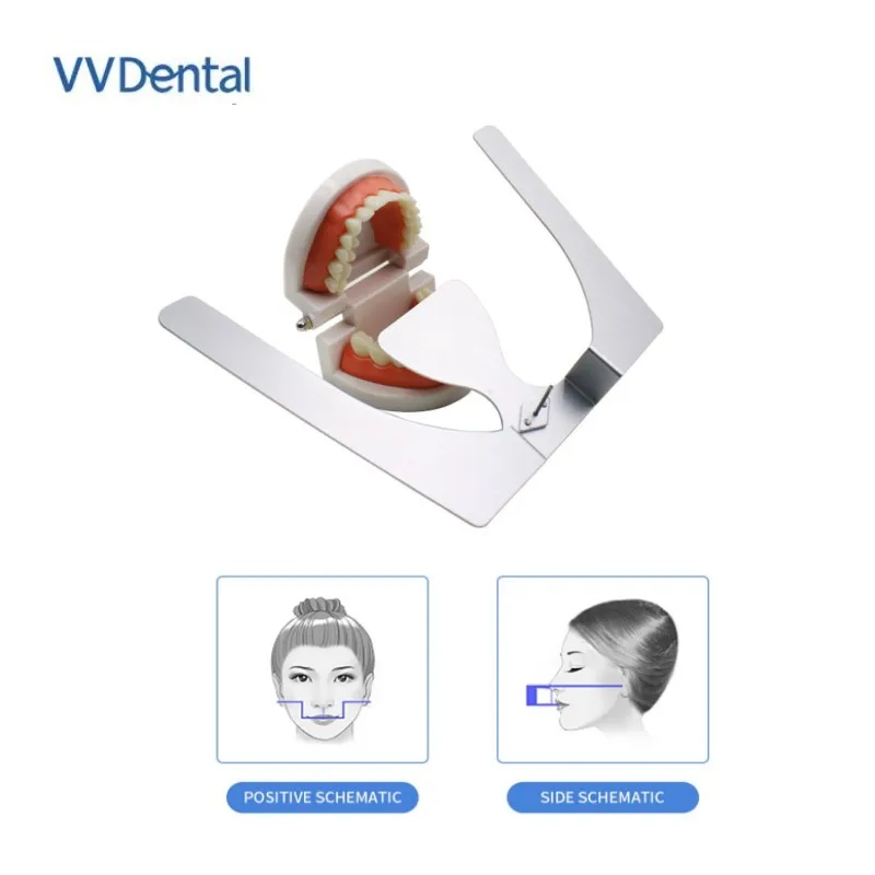 Dental Orthodontic Occlusal Maxillary Casting Jaw 3D Plane Plate Aluminum Alloy Oral Dentist Tool Denture Measurement Guide Plat