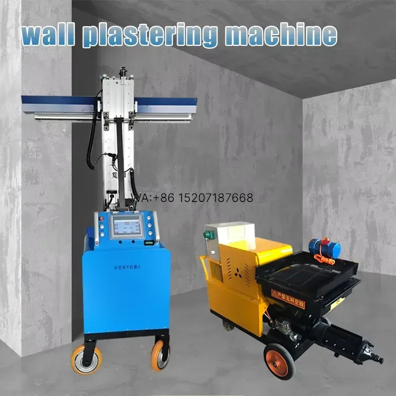 Wmwmnu Automatic High Load Moment Wall Rendering 500sqm/8h Efficiency for Cement Spray Plastering