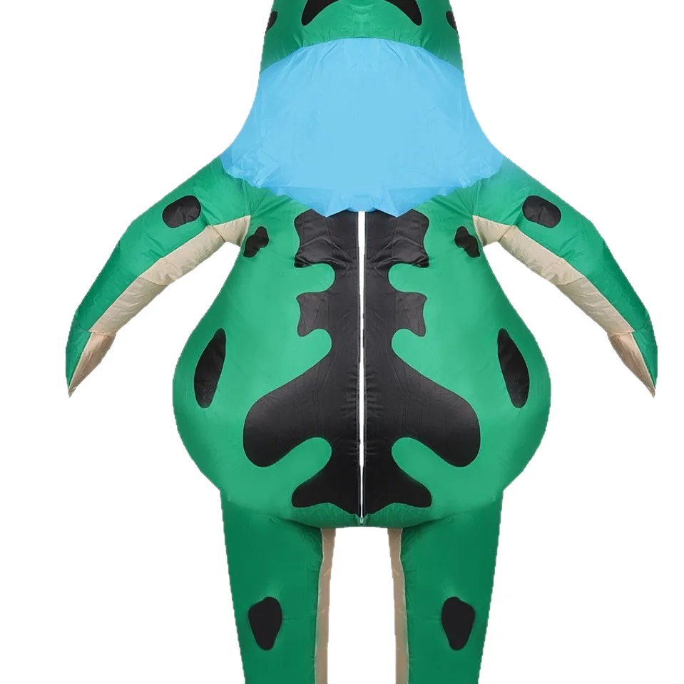 Adult Children Funny Frog Inflatable Costume Halloween Annual Party Silly Performance Outfit Stage Prop
