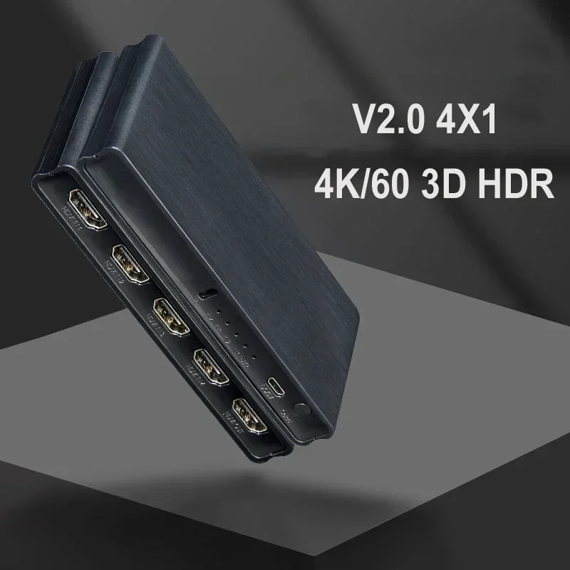 4K 60Hz 4X1 Hdmi Sw… - image