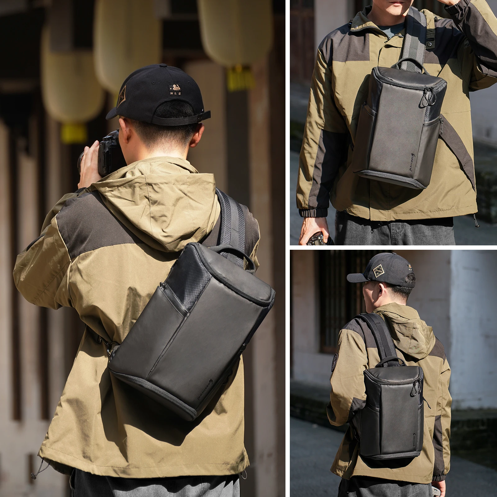 

3-Way Photography Storage Bag for Fujifilm X-T30 II/X-S10 & Panasonic GX9 Hiking & Commute Camera Bag