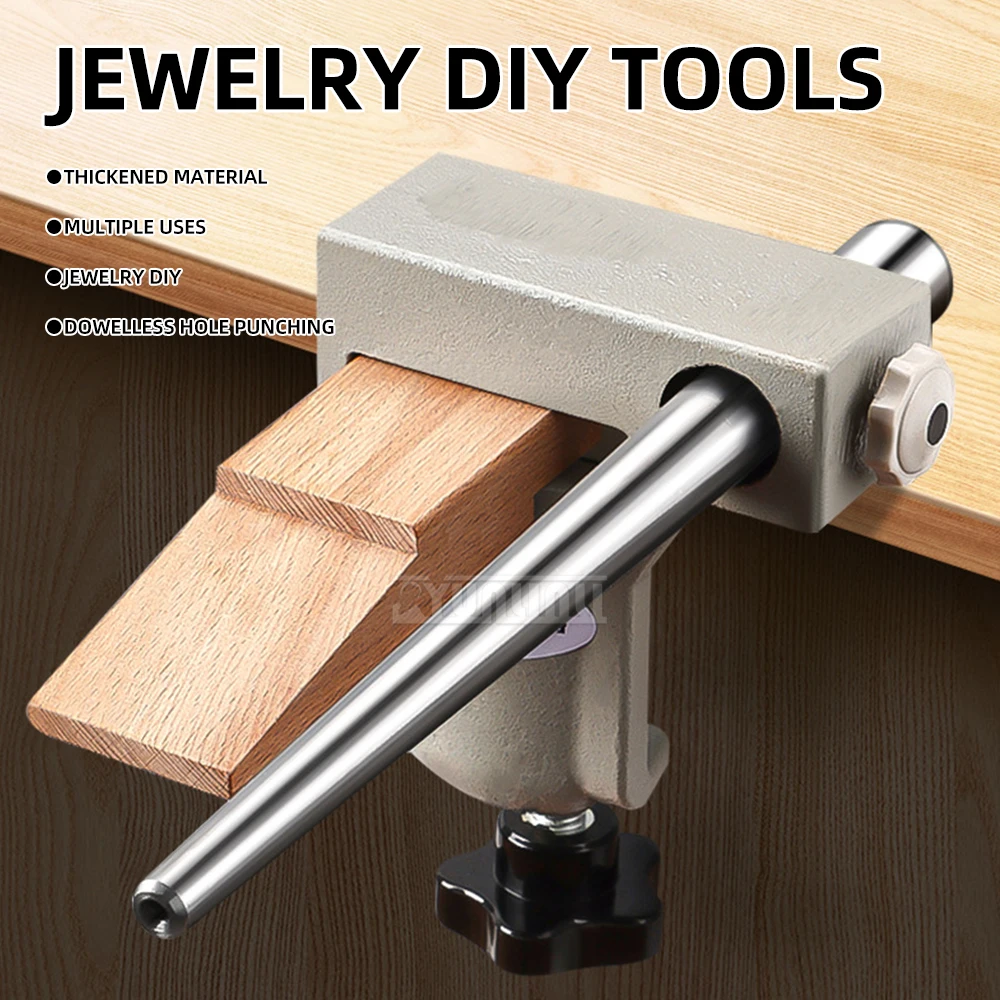 

Multifunctional Jewelry Desktop Wooden Stopper for Gold Silver Bracelet Ring Inlay Correction Polishing Tool