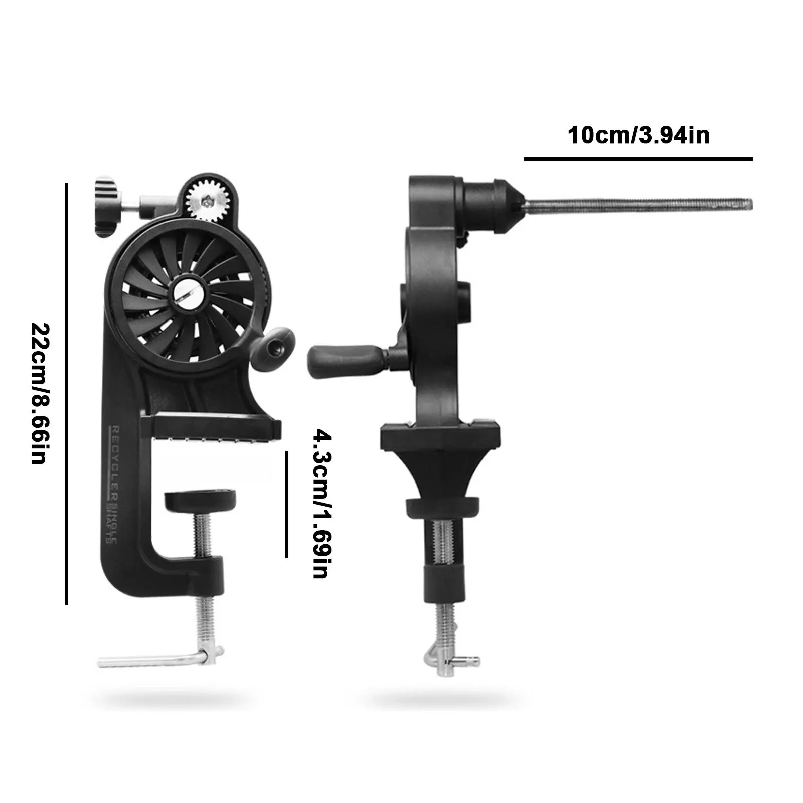 Fishing Line Winder Fishing Line Spooler Adjustable Portable Table Clamp Fishing Reel Machine Wire Winding Reclaimer Equipment