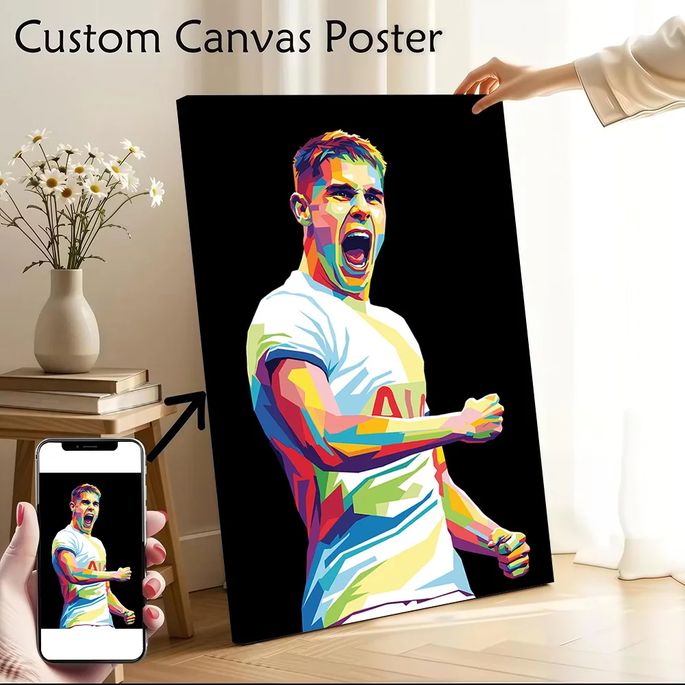 Micky Van De Ven Feierlich bedruckte Leinwand-Wandkunst, anpassbare Gemälde, Poster, perfektes Geschenk für die Raumdekoration, luxuriöse Dekoration