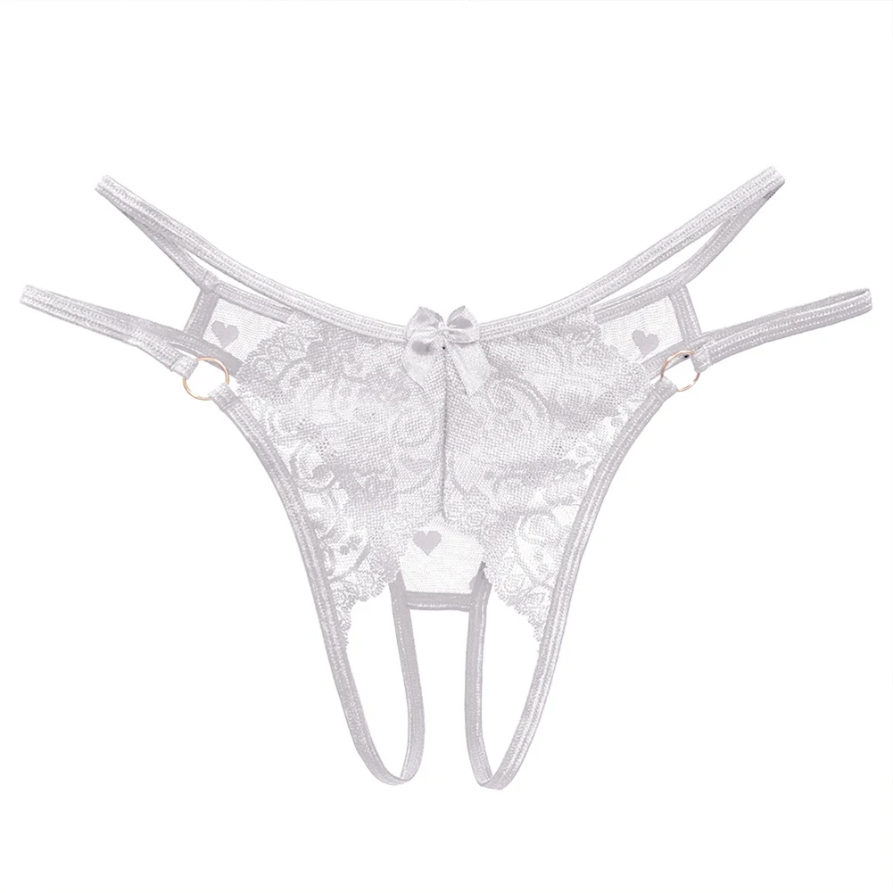 String taille basse pour femmes, entrejambe ouvert, Sexy, doux, dos en T, sous-vêtements en dentelle, taille basse, nouvelle collection 2023