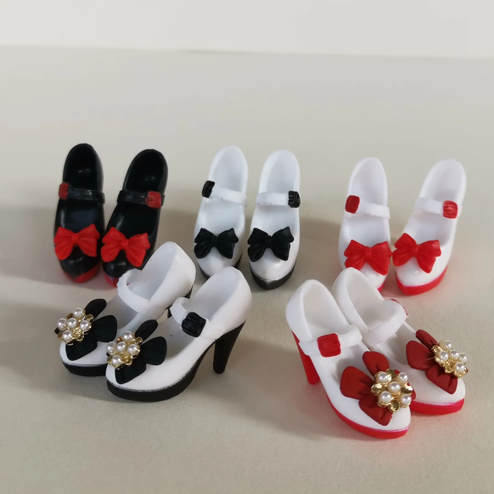 Colorful Doll Shoes 1/6 Doll Parts Quality Doll Sandals High Kneels Shoes With Cute Decors Doll Accessories