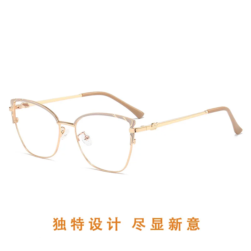 نظارات عين القط بإطار واضح للنساء ، نظارات بصرية ، موضة ، شفافة ، قصر النظر ، إطارات ، نظارات نسائية ،