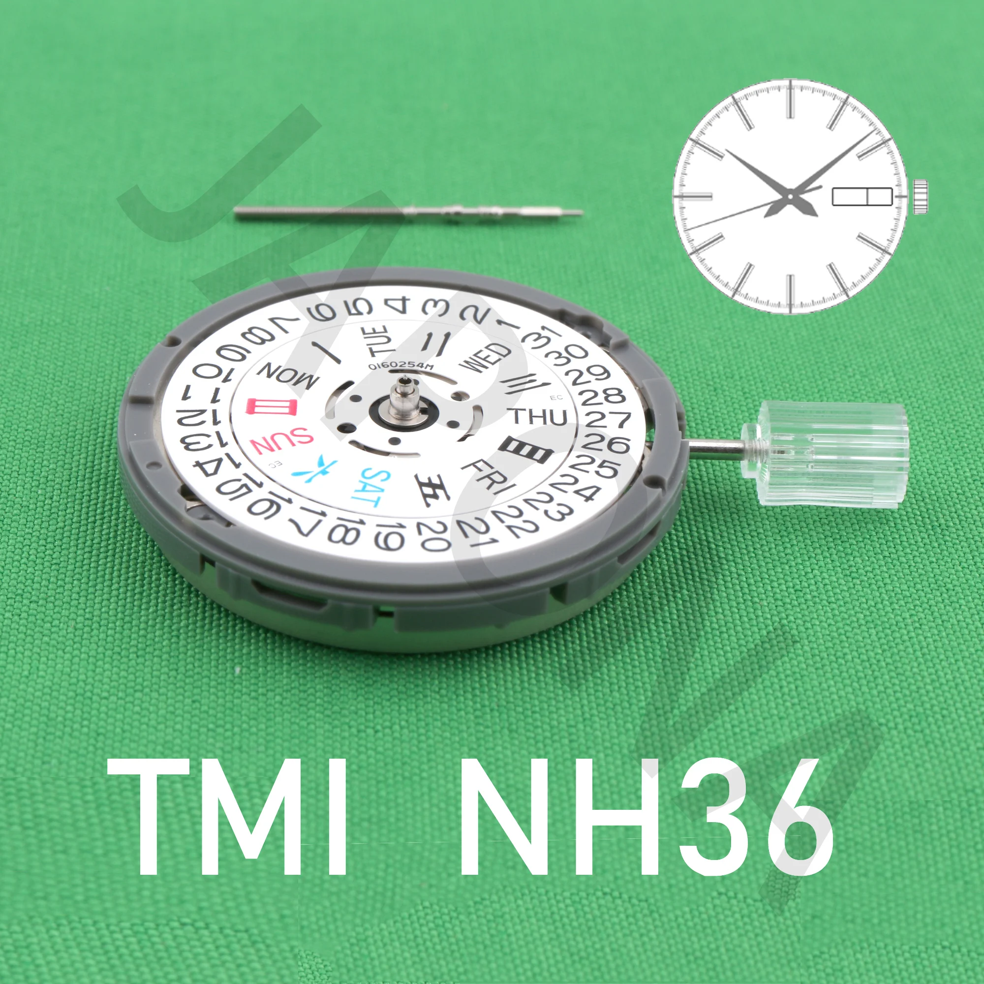 세이코 NH36 기계식 시계 무브먼트 액세서리, 완전 자동 정밀 작업, NH36 무브먼트, 신제품