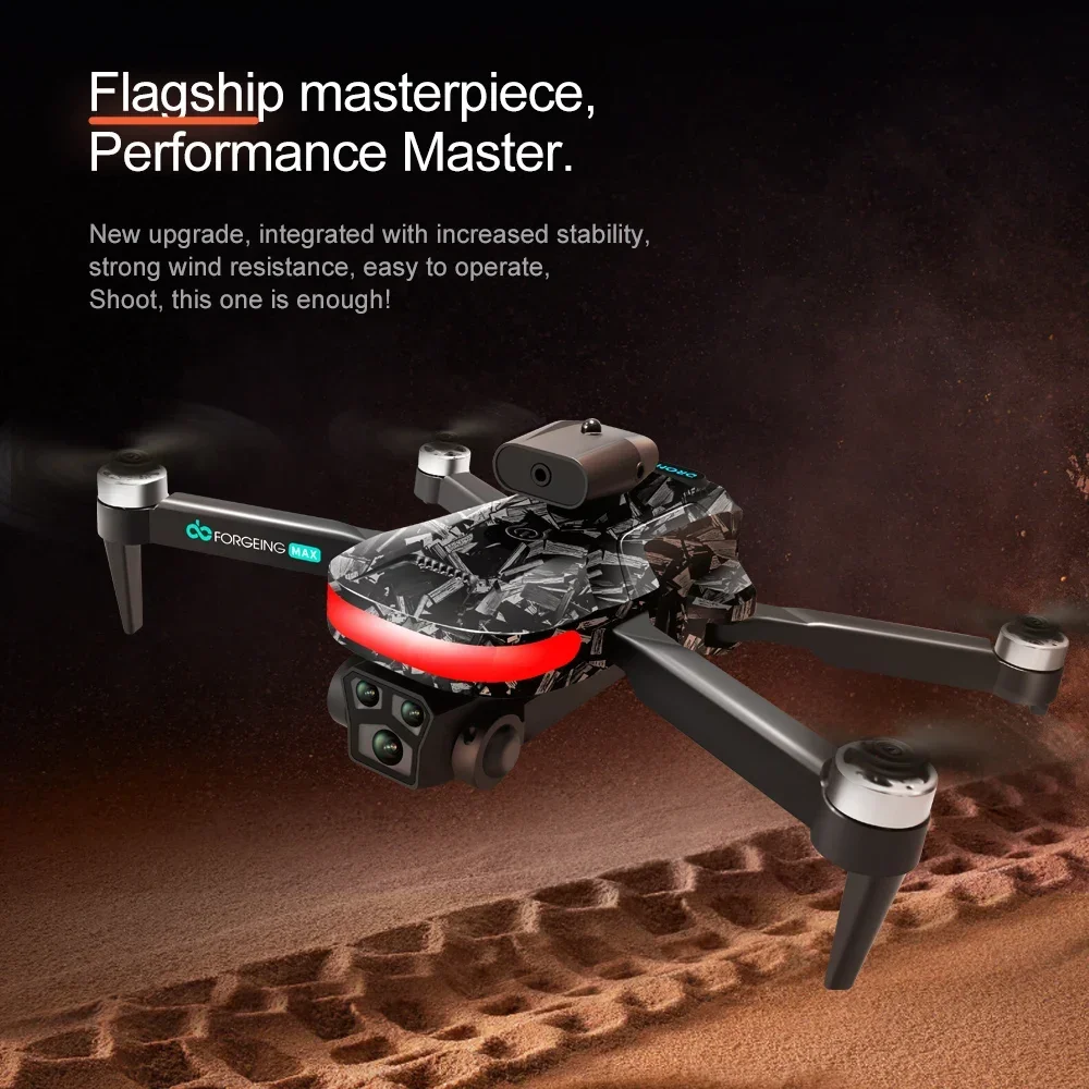 V182 Drone HD 4K 1080P sudut lebar kamera pencegah halangan WIFI FPV RC lipat Quadcopter Dron helikopter hadiah mainan