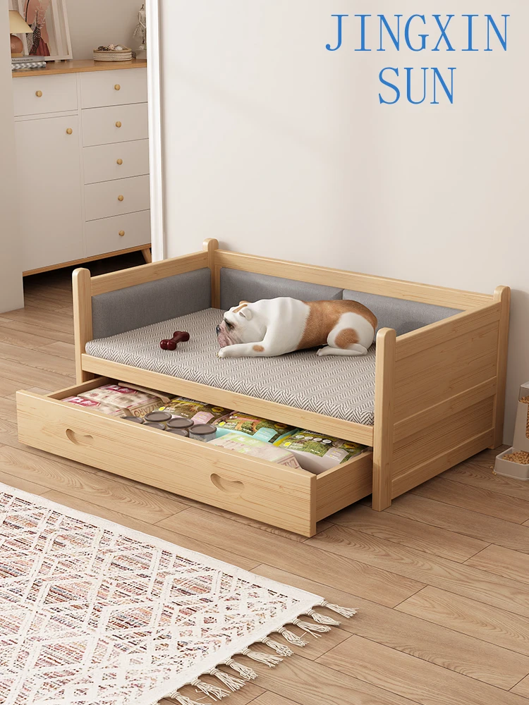 Solid wood kennel Four Seasons Universal Cat Nest Sofa Bed Indoor Large Dog Small