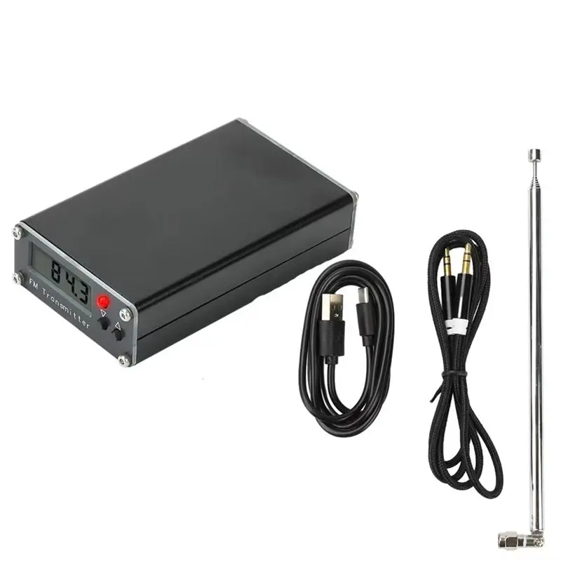 

Стереопередатчик ABZZ-FM 2000М 0.5Вт 76-108МГц с ЖК-дисплеем для церквей, автомобильных радиовещаний, кампусных станций