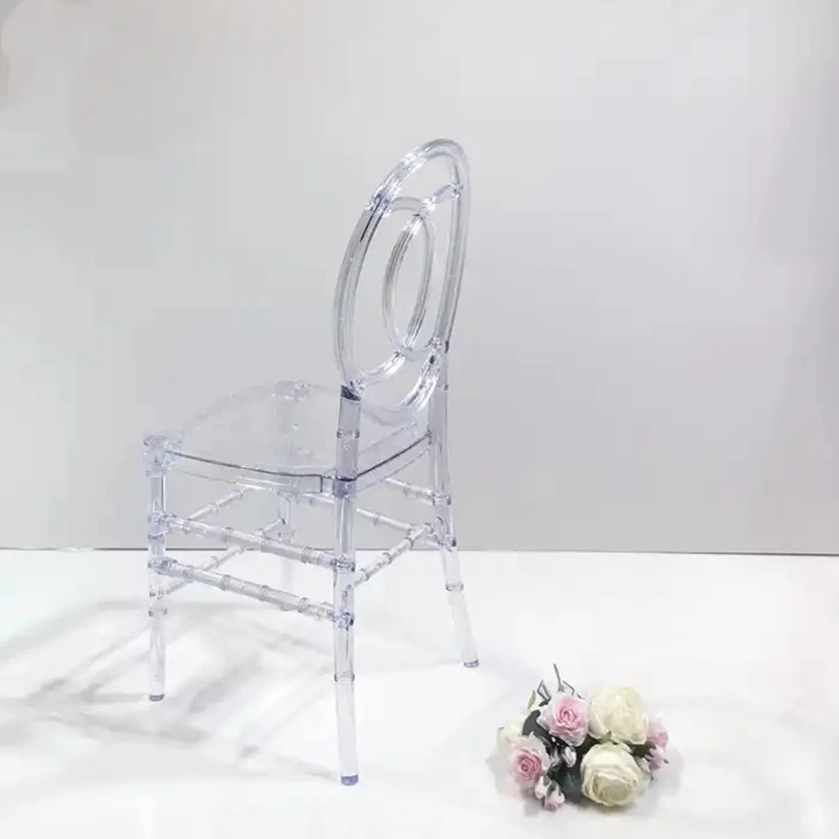 100pcs）new design Transparent crystal wedding party chiavari clear chair 103