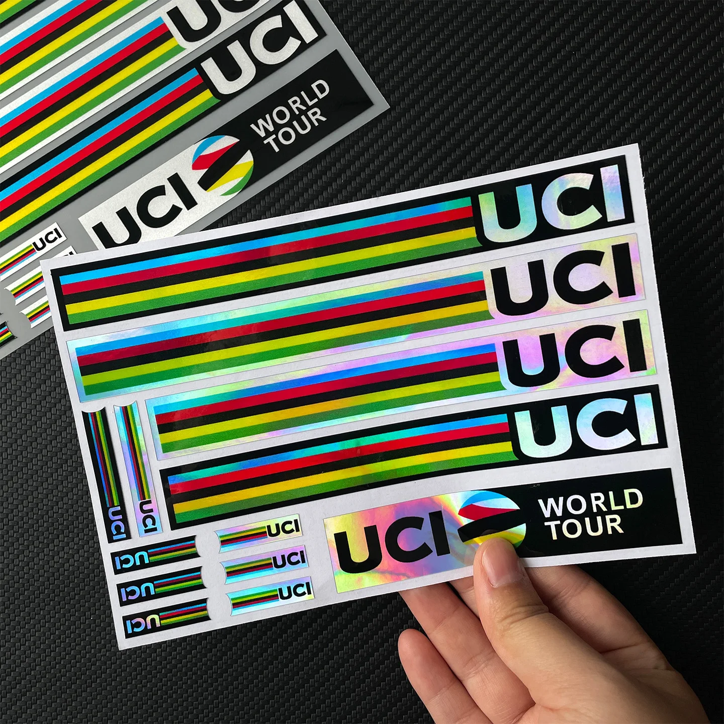 UCIサイクリングDIYデコレーションステッカーセット 自転 - Mountain Biking Uci のレビューと価格