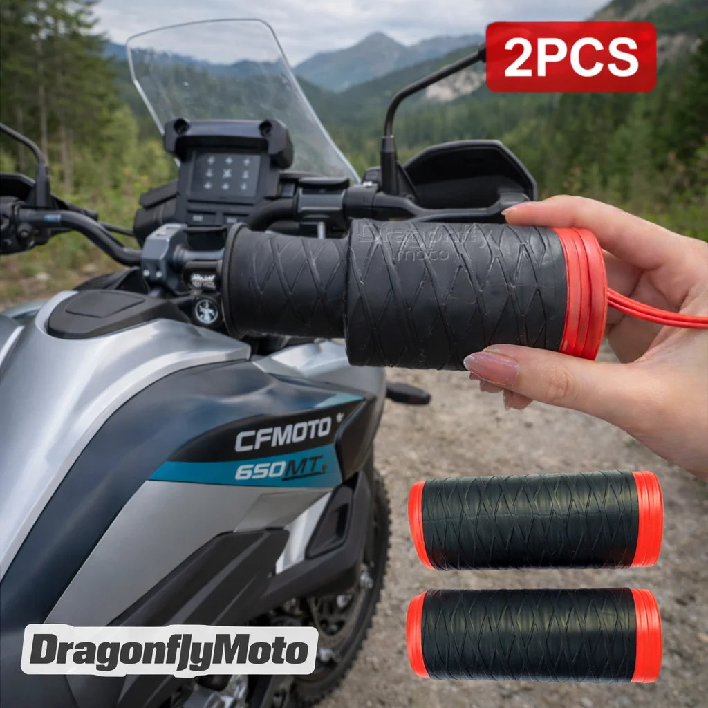 

Motorcycle Silicone Handlebar Cover For Cfmoto Cf moto 450Mt 650Mt 700Mt 800Mt 450 700 800 Mt Self Shrinking Non-Slip