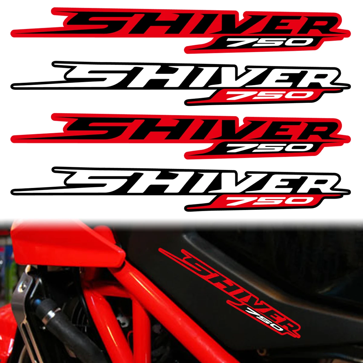 

Светоотражающие наклейки для мотоцикла Aprilia SHIVER 750 Shiver 750, мотошлем, боковой корпус, подвеска топливного бака, аксессуары, наклейки