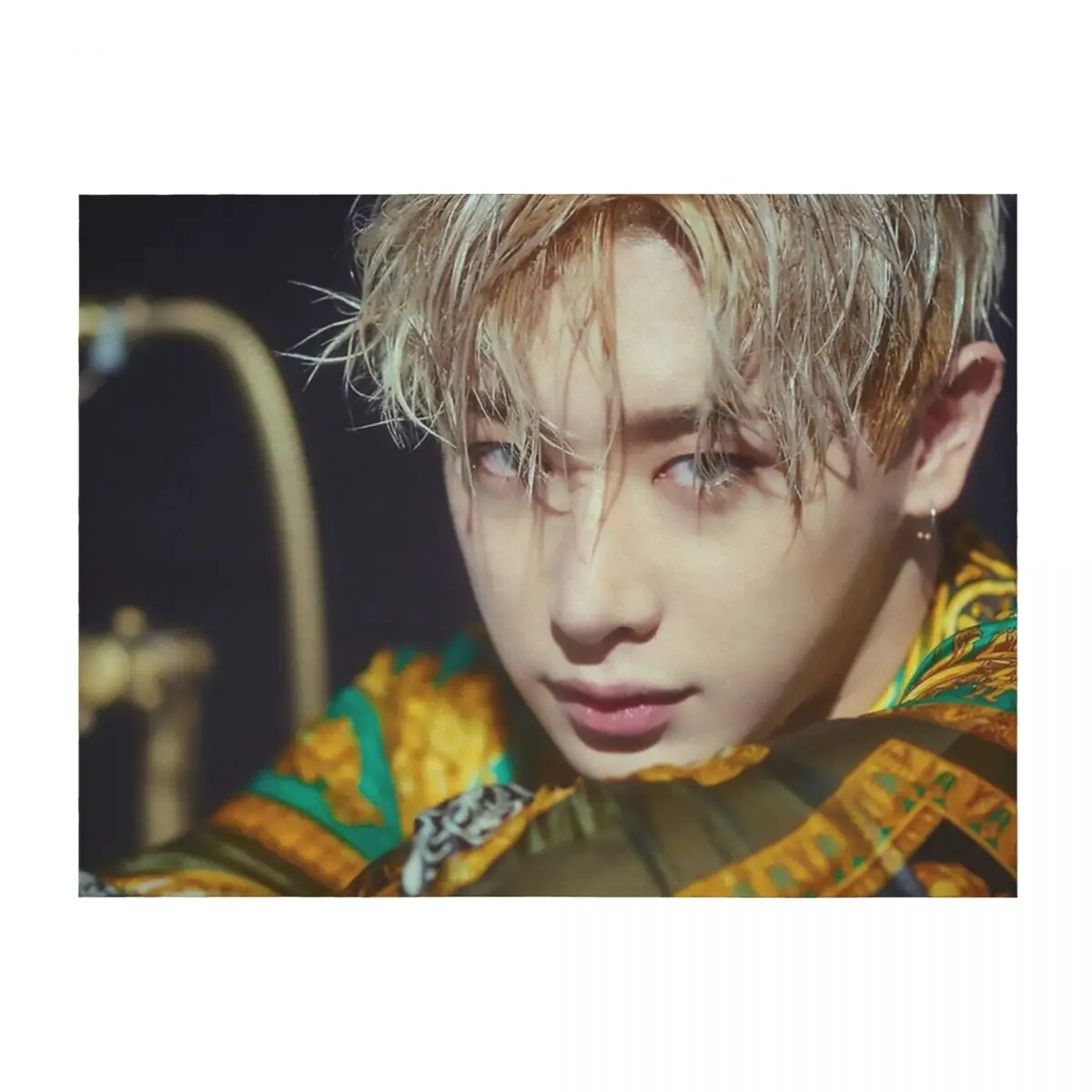 

Wonho Throw Blanket Picnic Decorative Beds funny gift Soft Blankets