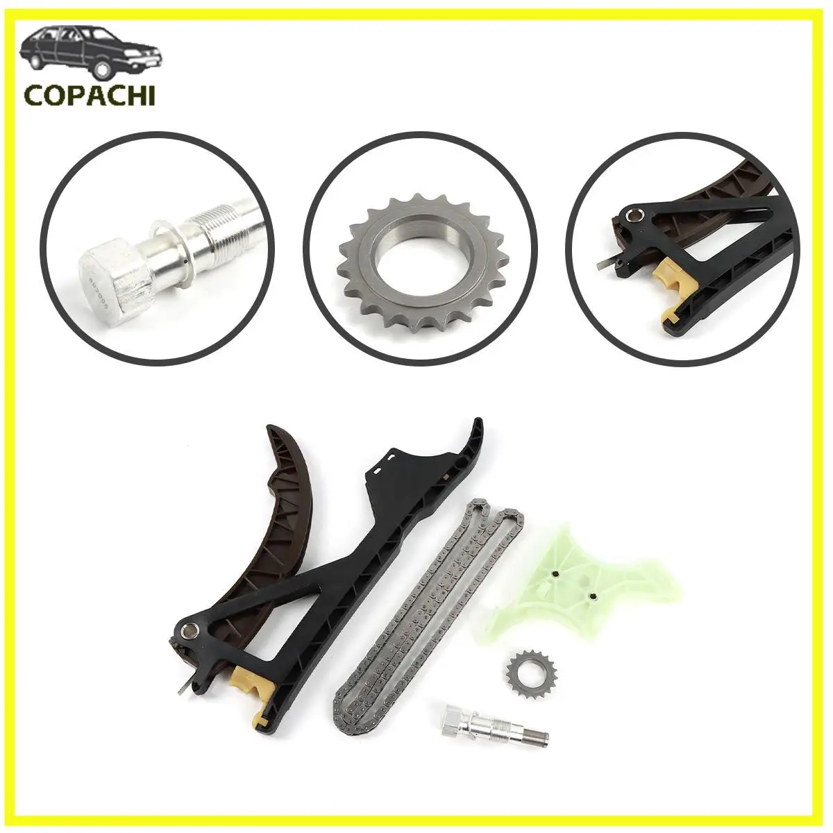 

Car Engine Timing Chain Kit for BMW S55 535i X6 M4 X3 X4 X5 F10 F22 F23 328 N51 N52 N55 S55 2.0L 2.5L 3.0L 4.4L L4 L6