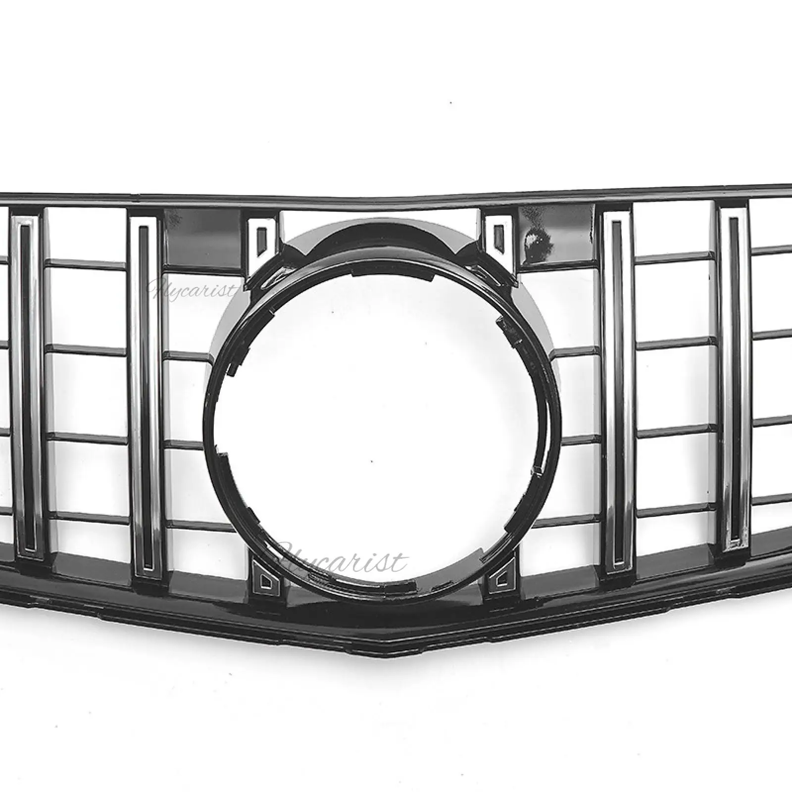 Para Mercedes Benz Clase C W204 2008-2014 GT R C180 200 Plata 1x parachoques de rejilla delantera