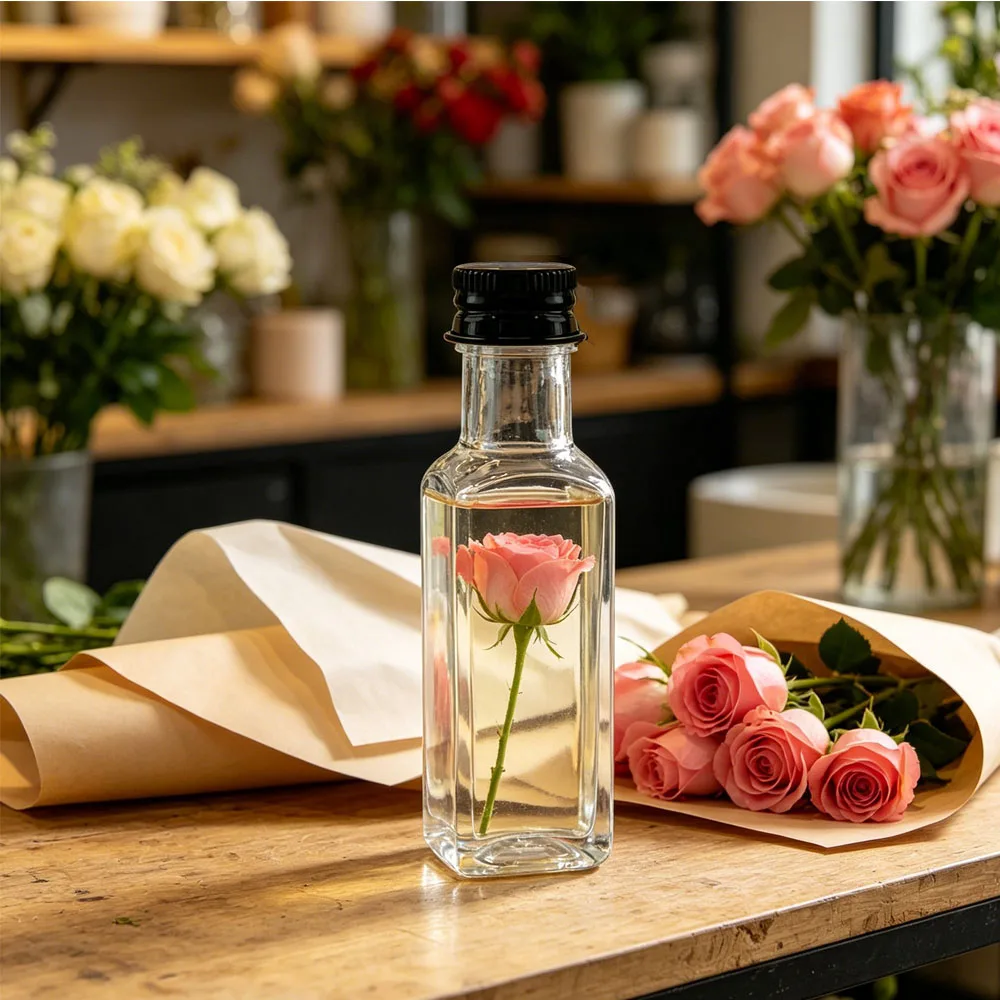 30/50/100Pcs Empty 25-50ml Mini Portable Clear Plastic Liquor Bottle Reusable Square Container For Favors Partie Weddings Gift