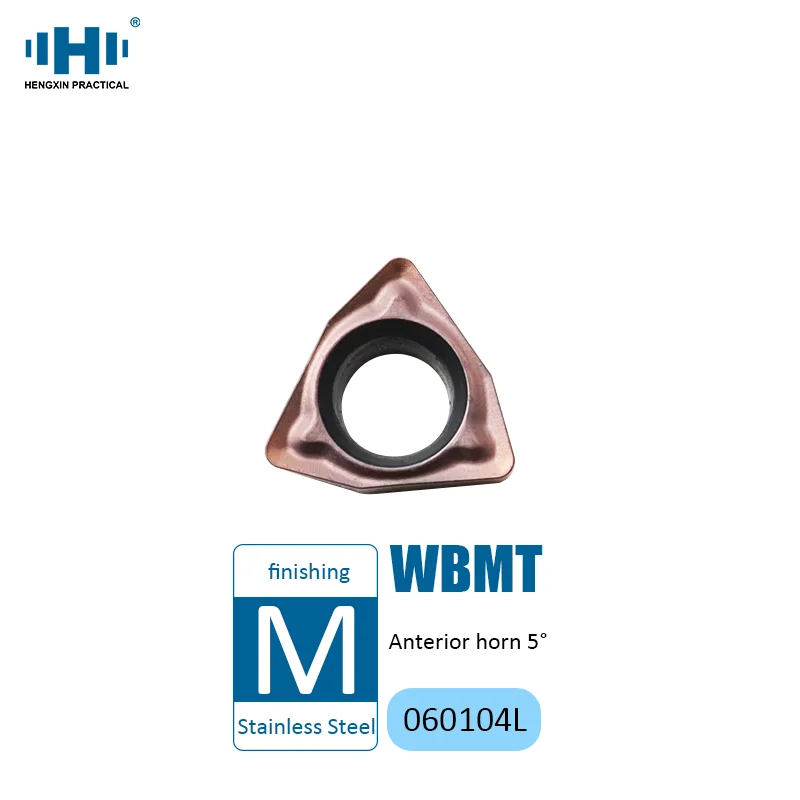 HENGXIN Carbide Inserts Original WBMT060104L Turning Tools Cutter Carbide Inserts Metal Lathe Holder CNC