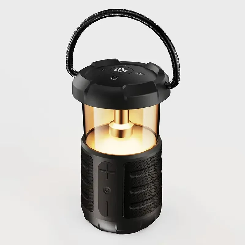 For Outdoor Camping Big Music Speaker Waterproof Portable Usb Charging Camping Lights For Travelling And Karaoke Party