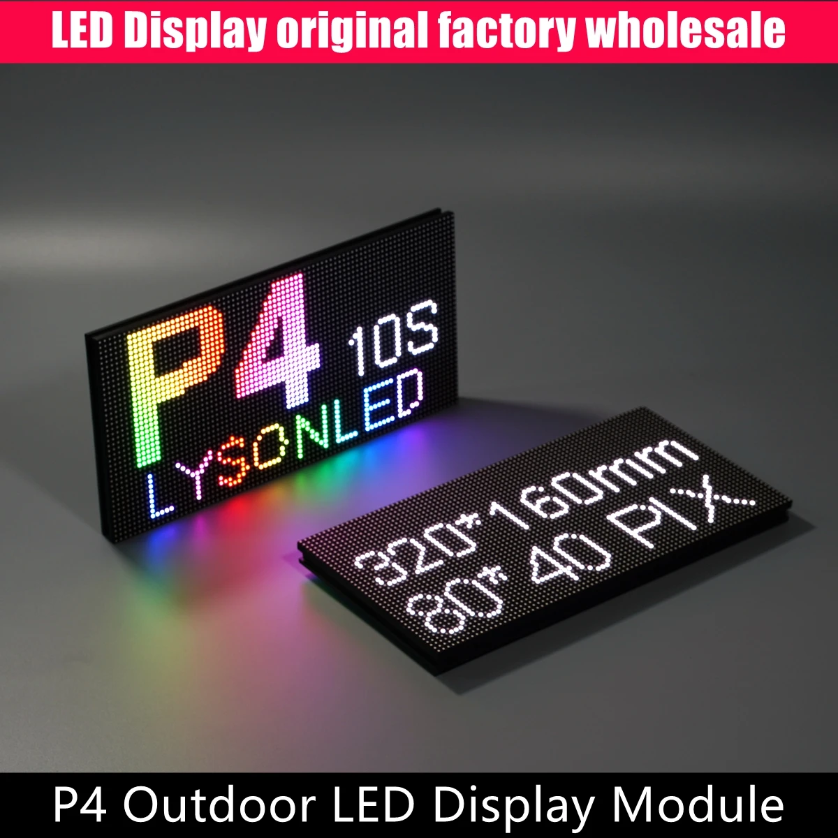 

Discount P4 Outdoor SMD1921 Video Display RGB LED Panel 80x40 Pixels 320x160mm Module