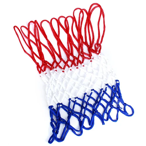 2023 معيار كرة السلة صافي أحمر أبيض أزرق 6 مللي متر النايلون هوب الهدف حافة القياسية بالطاقة كرة السلة هوب سلة حافة صافي