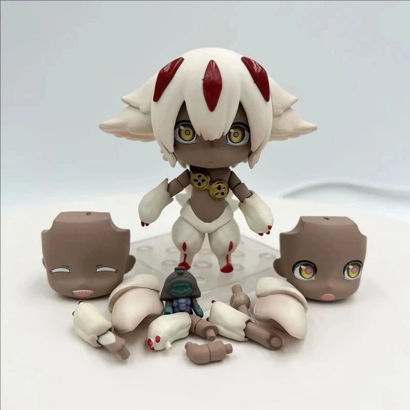 Made in Abyss Prushka Faputa Figurine d'action anime de 10 cm – Poupée jouet à collectionner parfaite pour les fans de cadeaux de Noël de 1888 #   1959 #