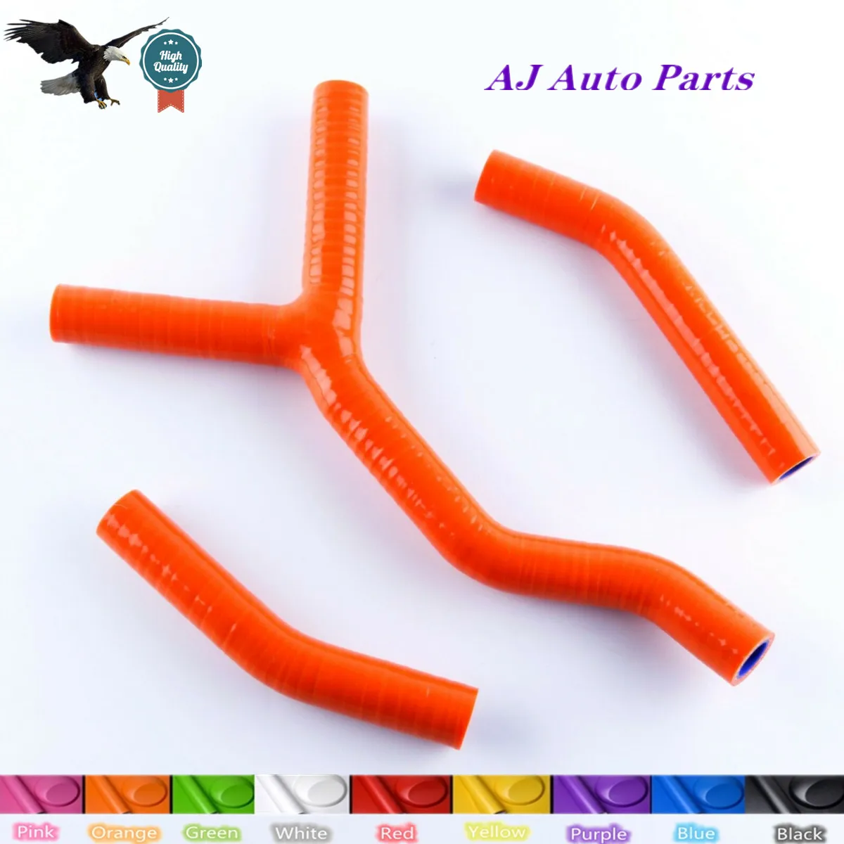 For KTM 200 250 300 EXC XC 2004 2005 2006 2007 Silicone Radiator Hose Kit（3 -PLY Hose ）