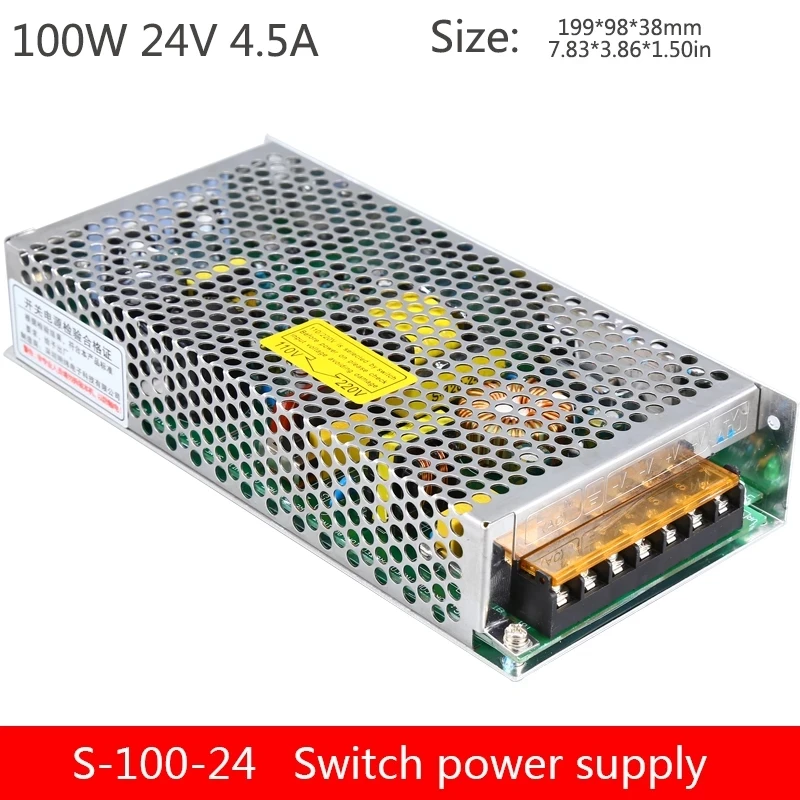 Single Group Low Power Switching Power Supply With Sufficient Power And Stable Performance 100W 200-240V 12V8.3A 24V4.1A 36V2.7A