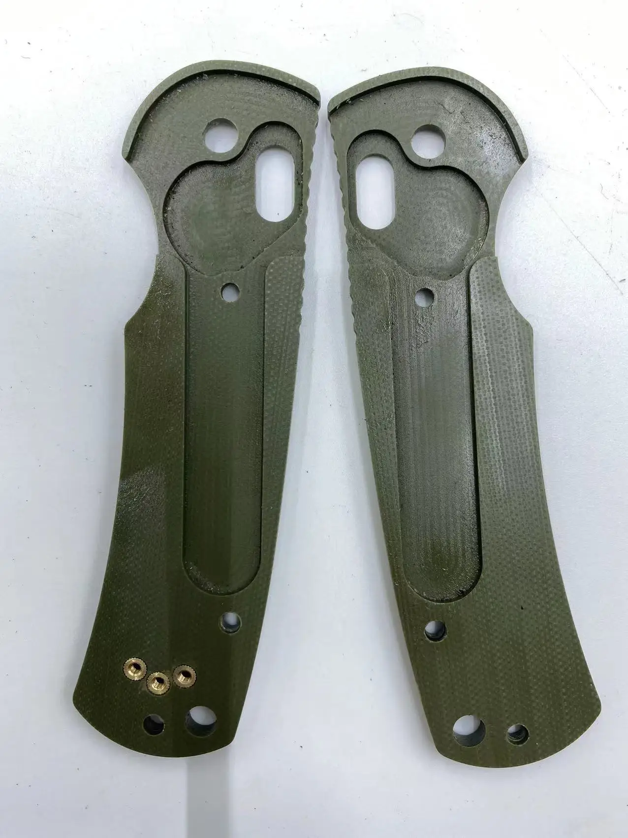 G10 Faca Handle Scales para Benchmade, Griptilian, Facas Acessório DIY, 550,551, 1 Par