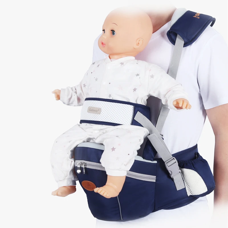 Suporte sling para bebê 2 a 24 meses, assento infantil, respirável, com cinto canguru para cintura, para crianças