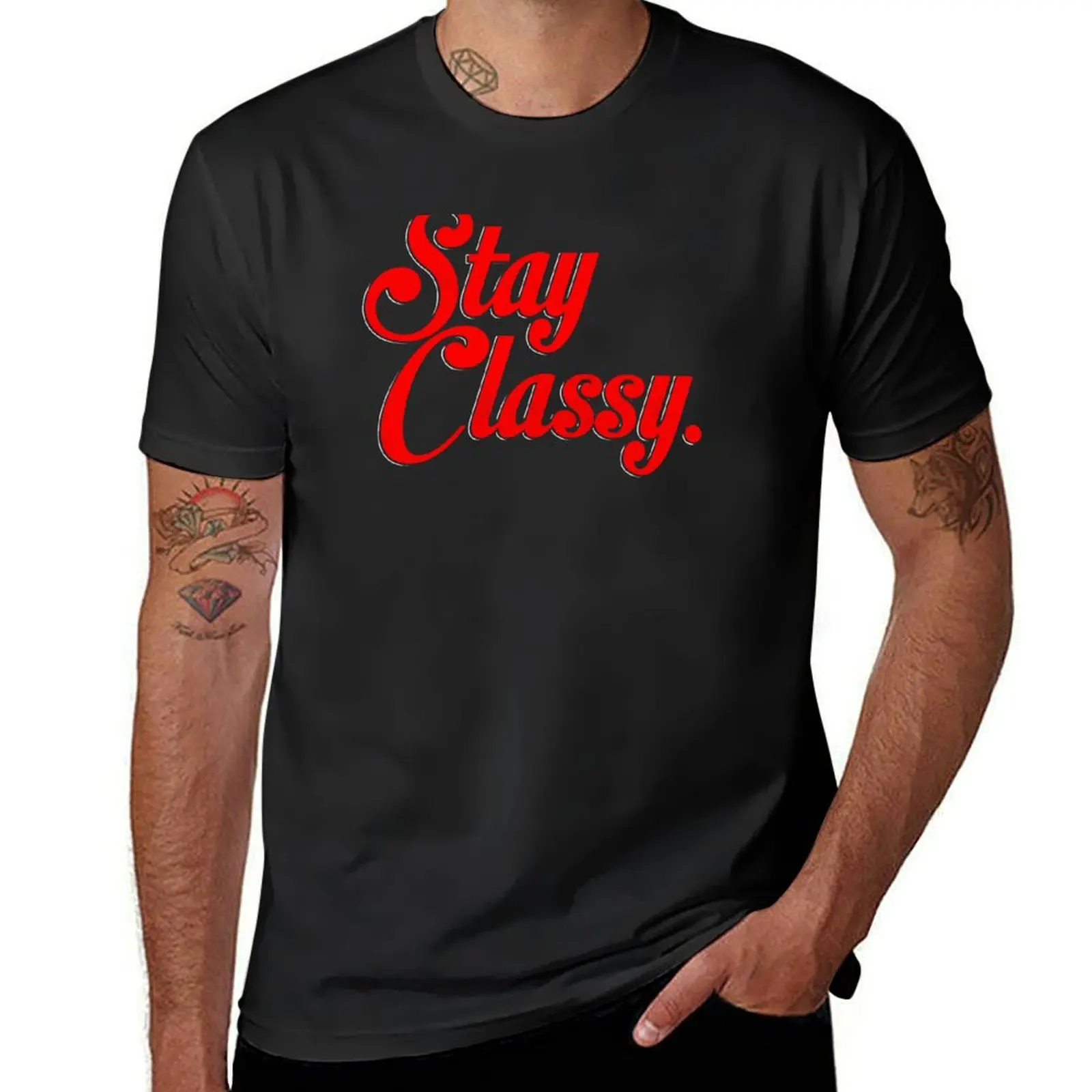 

Stay classy. T-Shirt plus sizes anime shirt quick-drying Anime t-shirt mens t shirts