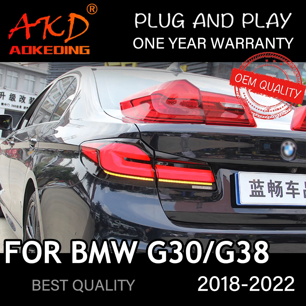 Tail Light For bmw G30 G38 2018-2020 автомобильные товары Rear Lamp LED Lights Car Accessories M5 525i 530i Taillights