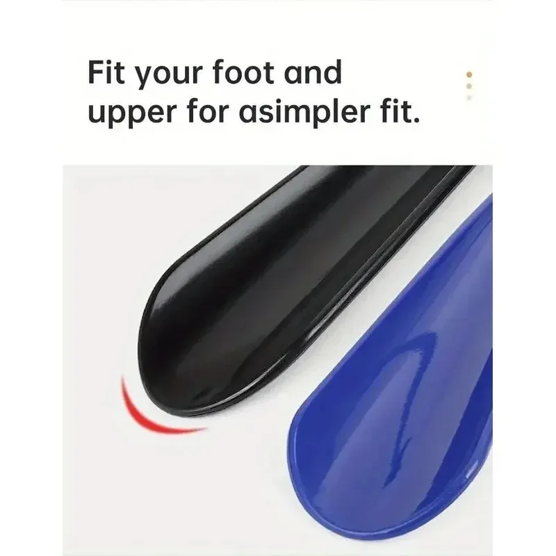 Długie plastikowe łyżki do butów 48 cm, nie wymagają zginania, trwałe łyżki do butów, pomocniki do zakładania butów, duże łyżki do butów do zawieszenia.