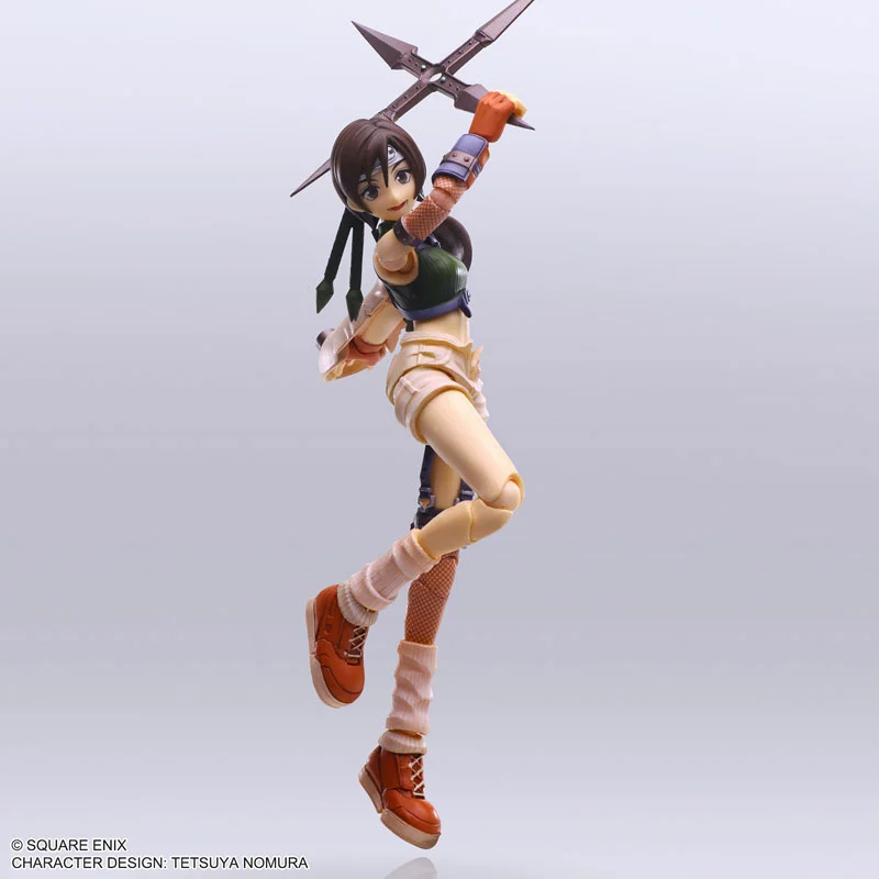 Оригинальная фигурка SE VII Bring Arts Yuffie Kisaragi в наличии, коллекционная модель аниме-персонажа, игрушка