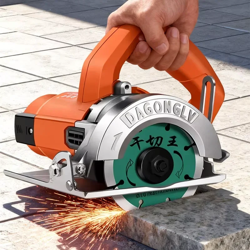 

Портативный многофункциональный электрический плиткорез, мини-пила для резки камня, мрамора, дерева и долбежки, регулируемая глубина, ремонт дома