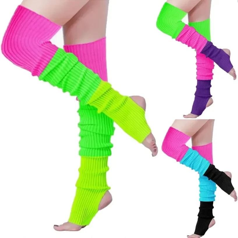 Boot Socks Leg Warmers Womens Y2k Accessory Winter Gaiter Ankle Warm Thermal Ladies Wool Slouch Above Knee Over Sock Female Gift