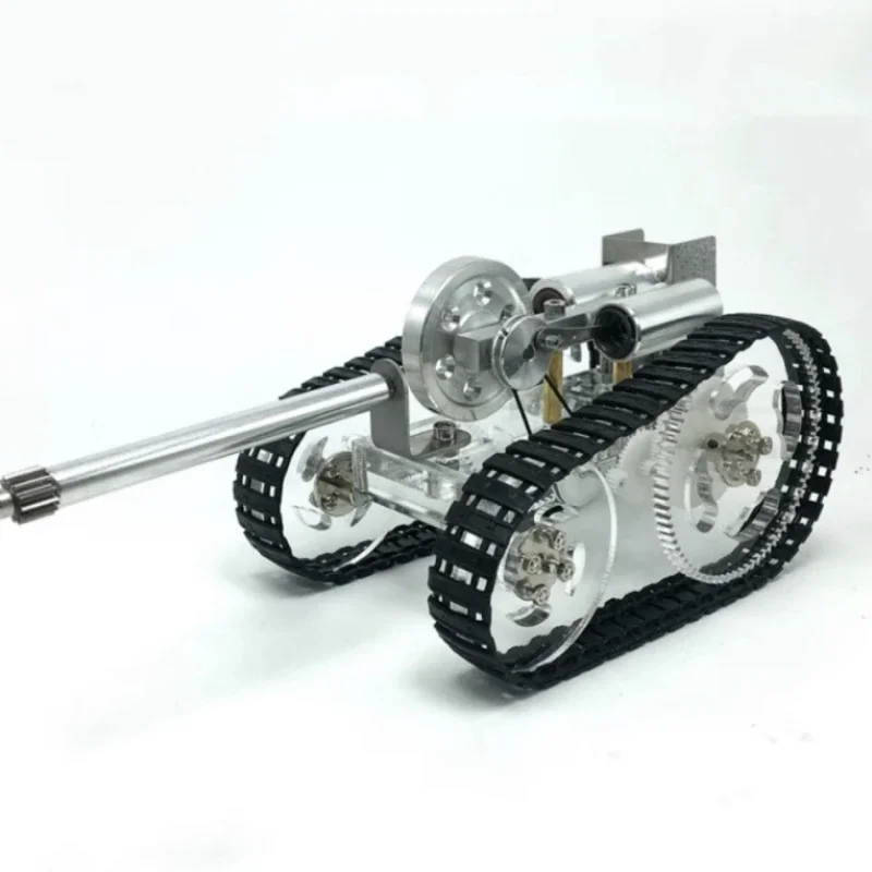 

Custom Single Cylinder Stirling Engine Crawler Tank Model Kit External Combustion Engine Science Educational Toys Students Kids