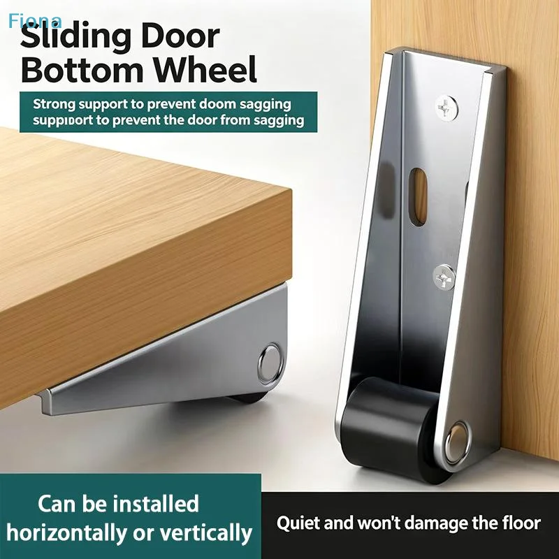 ✔Furniture Side Mounted Directional Roller Door Support Moving Wheel Multi-function Stainless Steel Pulley Gate Casters