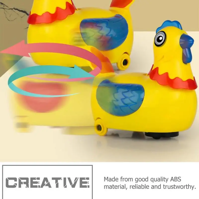 Gallina Giocattolo Pulcino Gallina Elettrica Giocattolo Posa Uova Per Pasqua Pollo Creativo Giocattolo Pulcini Che Cammina Laici Mini Set di Musica Decorativa Giocattoli per bambini