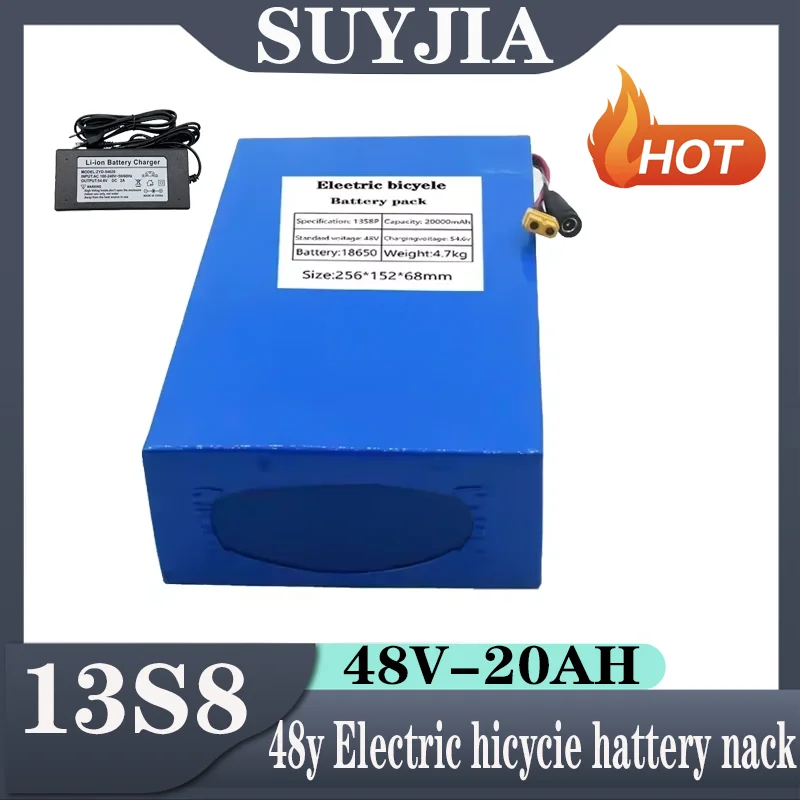 Batterie Au Lithium Originale 48V 20ah 13s8p, 2000W, Pour Scooter Motorisé Citycoco, BMS 50a Intégré, Nouvelle Collection