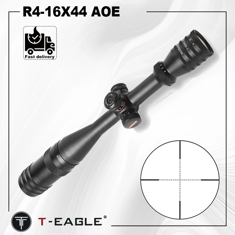 T-EAGLE R4-16X44 AOE Optial Sight Rifle Spotting Scopes FOR HUNT Sniper Airsoft Weapons Accessories Long Range Hunting Equipment