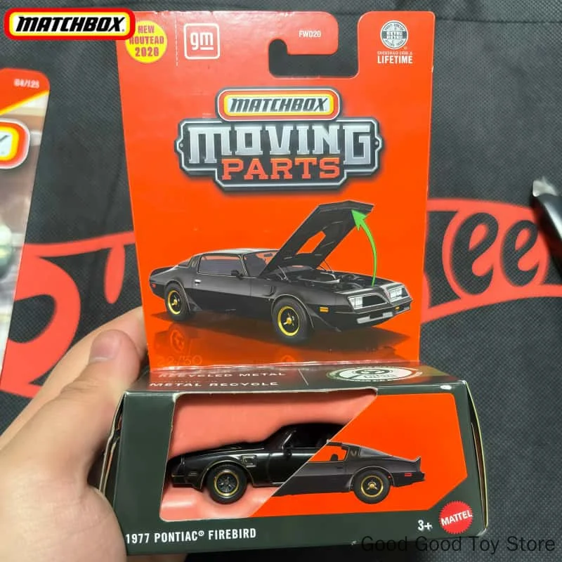 Original Matchbox FWD28 1:64 Die‑cast Vehicle 1977 Pontiac Firebird Sleek Retro Sport Car Desktop Ornamnet Collectible Presents