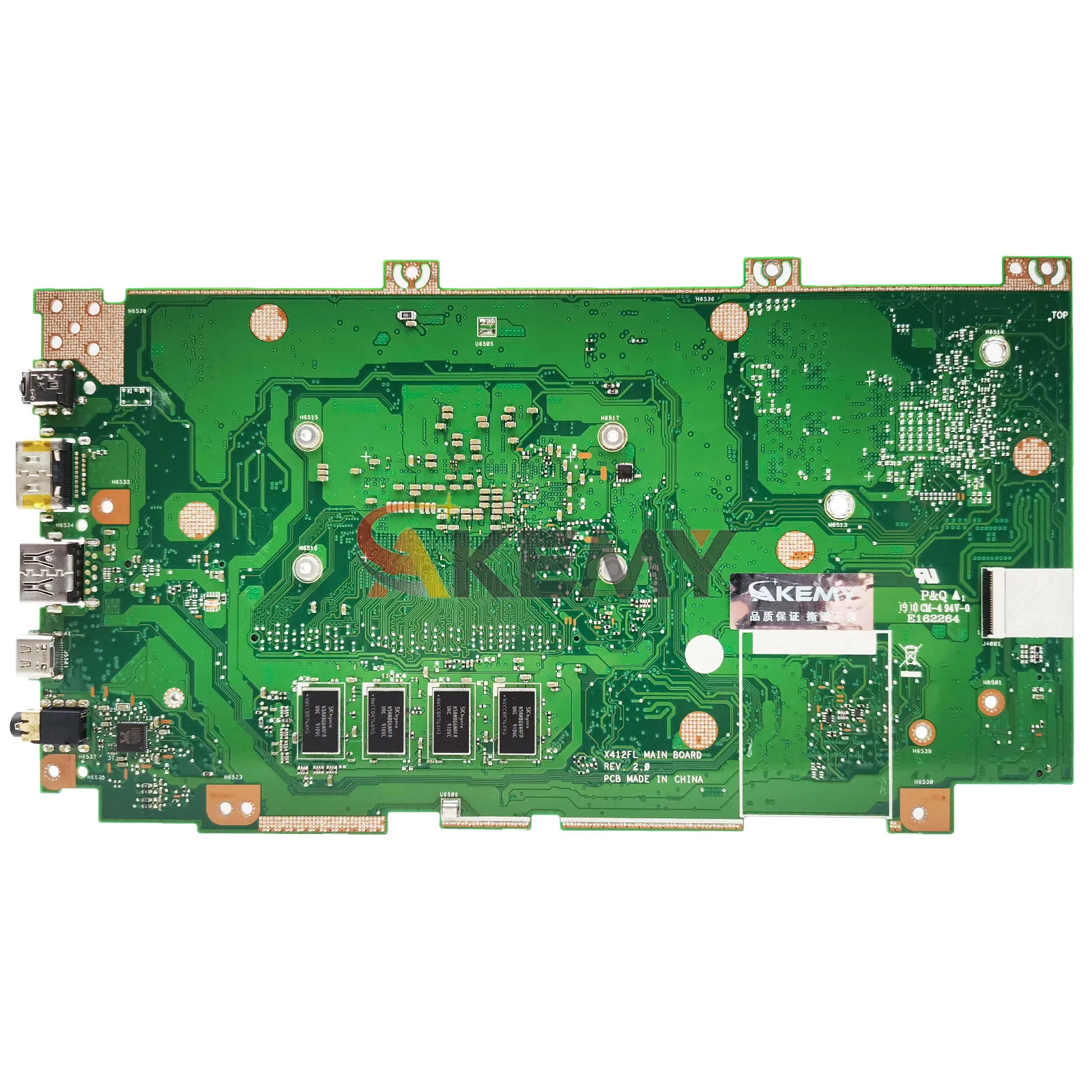 Placa base para ordenador portátil X412FA para ASUS X412FAC V4000F V4000U X412FL X412F Y4200U X412FJC X412FLG R424F con CPU I3 I5 I7