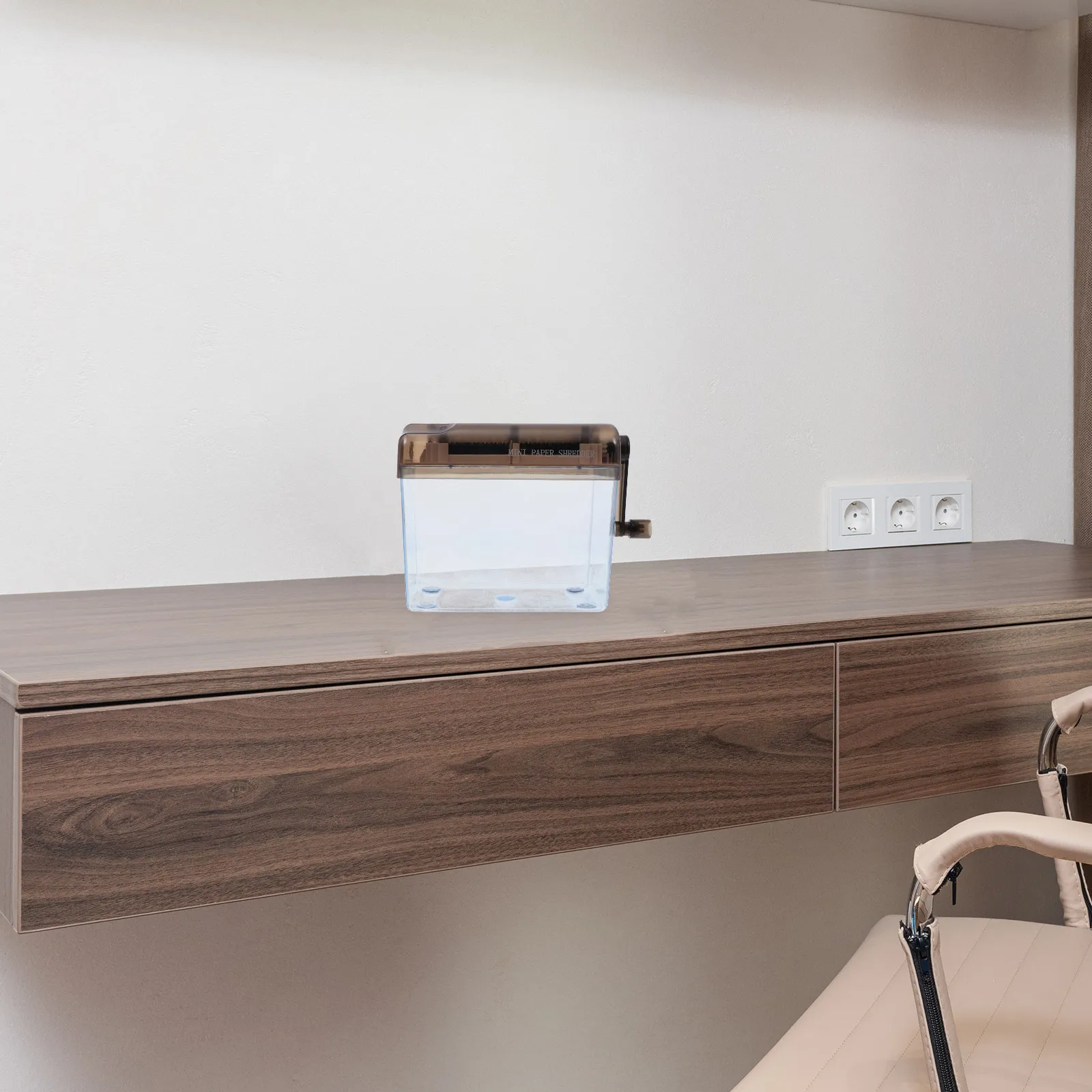 

Мини-измельчитель бумаги формата А4, ручной настольный шредер для дома и офиса, легкий, простой в уходе, для финансовой и деловой безопасности