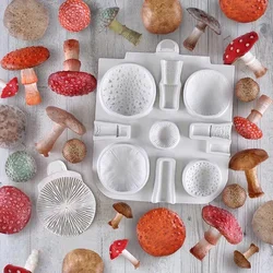New Huge Mushroom Silicone Fondant Molds Wedding Cake Decorating Tools Cake Molds for Baking Chocolate Resin Molds