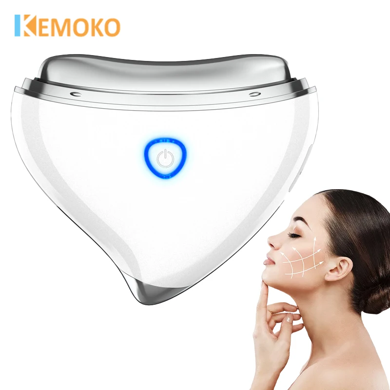 EMS Electric Guasha Massager Face Lifting Remove Edema Firming Skin Clod Heat Body Scraping Therapy Skincare Beauty Body Guasha