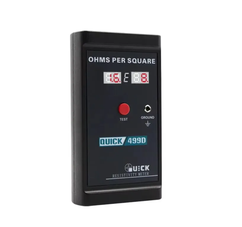 Quick 499D LCD Screen  Meter Industry Antistatic Equipment Electrostatic Impedance Tester Welding Soldering Supplies